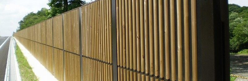防音フェンス 都市の騒音対策なら木製防音壁 安ら木